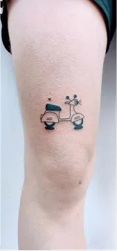 Tampala - Tatouage Handpoke